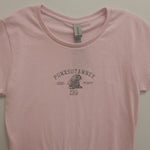 Ladies Authentic Ghog T-Shirt - Light Pink-Groundhog Stuff