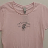 Ladies Authentic Ghog T-Shirt - Light Pink-Groundhog Stuff