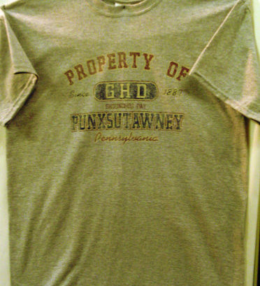 Property of GHD T-Shirt - Gray-Groundhog Stuff