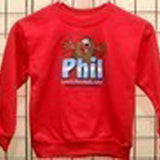 TriColor Toddler Groundhog Sweatshirt - Red-Groundhog Stuff