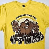 Youth 'It's Twins' Phil T-Shirt – Sunny & Shadow Edition-Groundhog Stuff