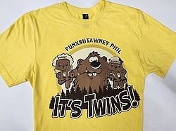 Youth 'It's Twins' Phil T-Shirt – Sunny & Shadow Edition-Groundhog Stuff